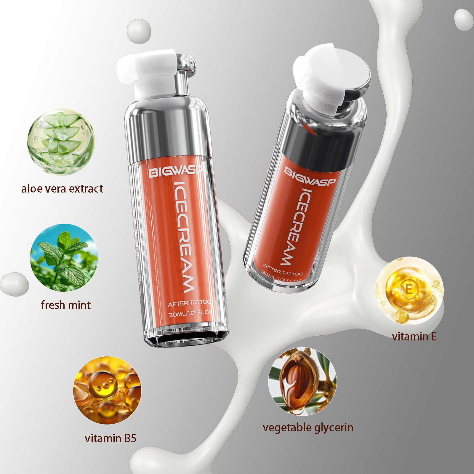 BIGWASP Icecream after tattoo care product