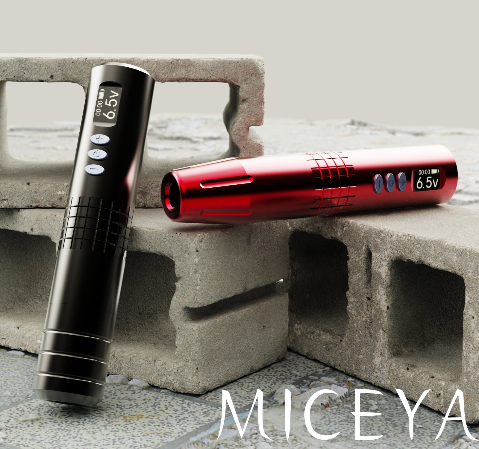 BRONC MICEYA Wireless Pen - Dual-grip pen for tattooing and PMU procedures by BRONC.