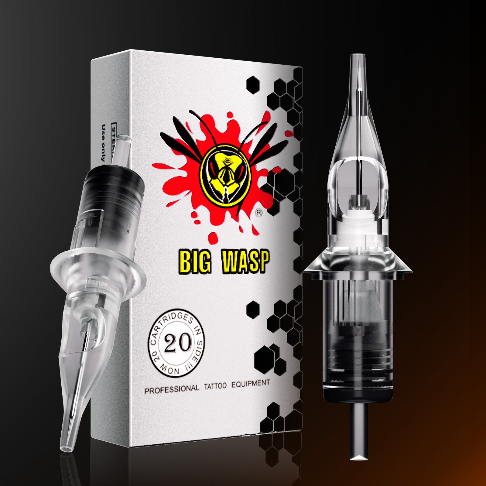 Bigwasp Tattoo Cartridges Matte Round Liner 20pcs