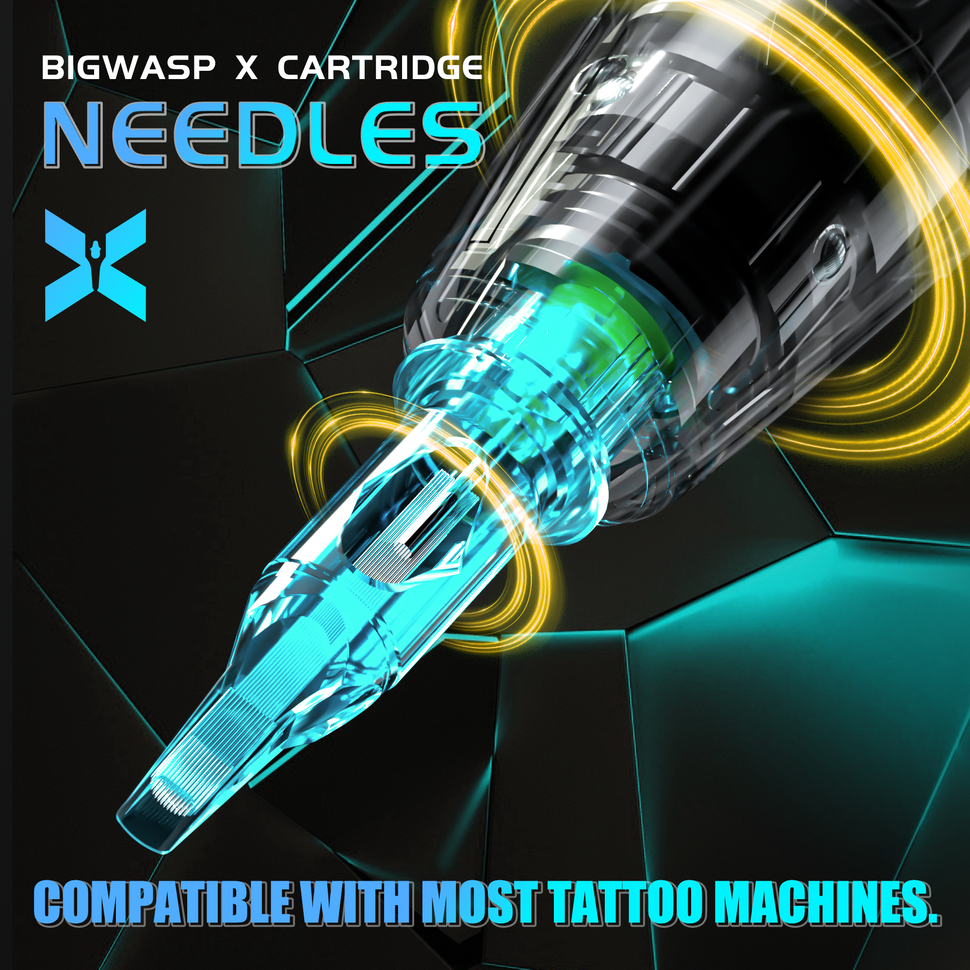 BIGWASP Tattoo Cartridge X – Round Liner (20PCS)