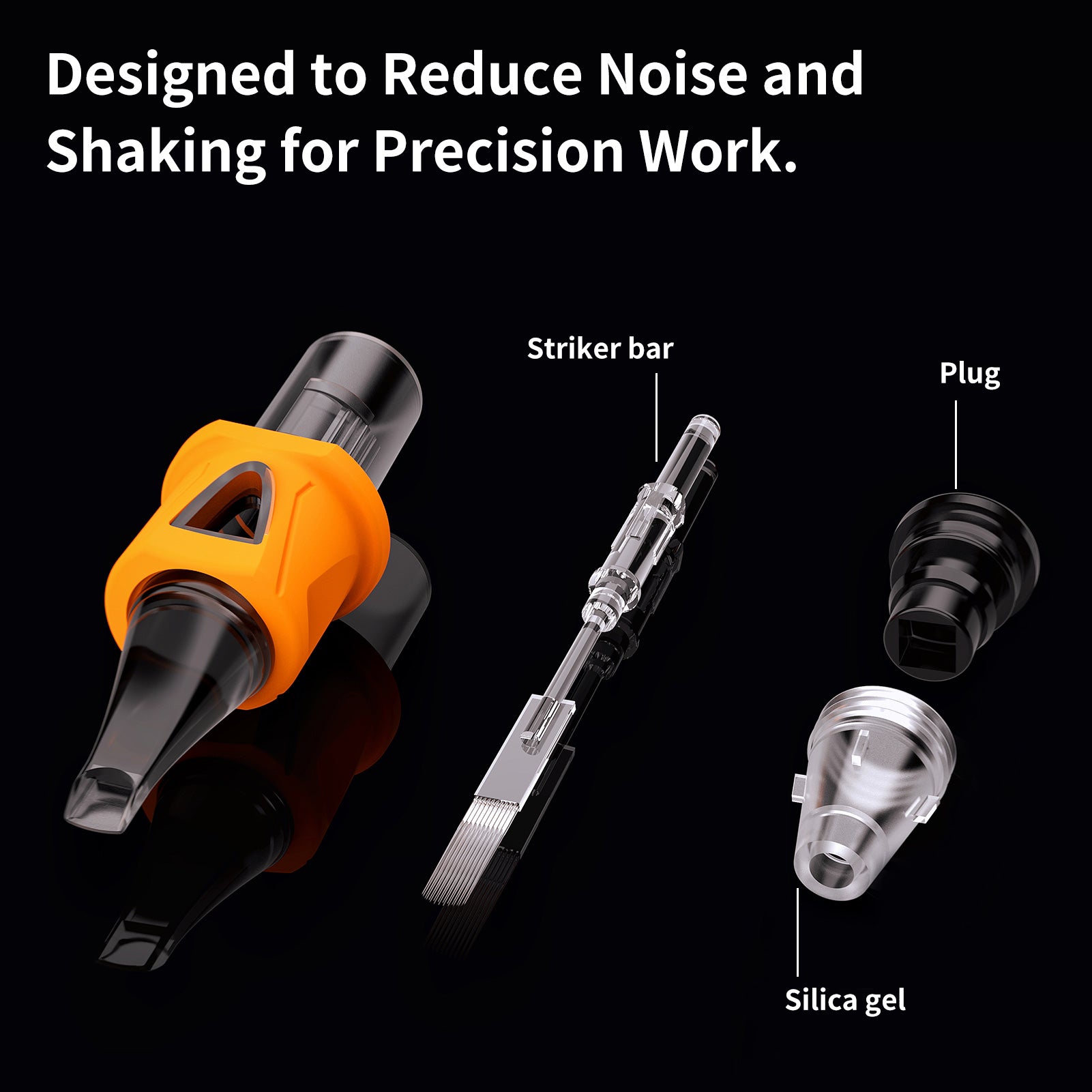 Bigwasp Energy Rubber Cartridge Needles – Curve Magnums (20PCS)