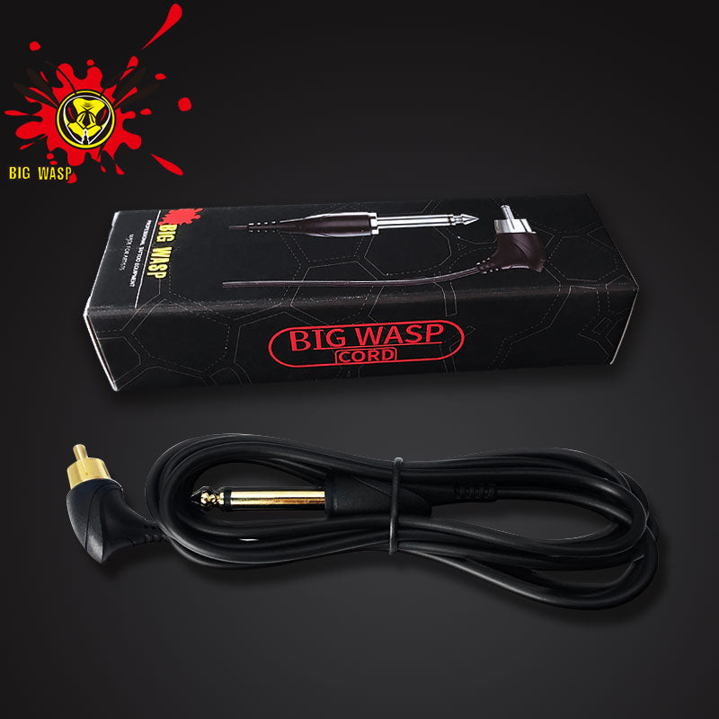 BIGWASP Tattoo RCA Clip Cord new