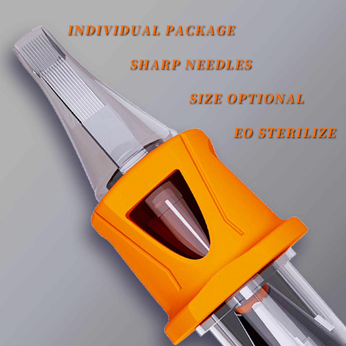 Big wasp Mixed Energy Rubber Cartridge Needles Round Liner- Soft Edge Magnums (50pcs)