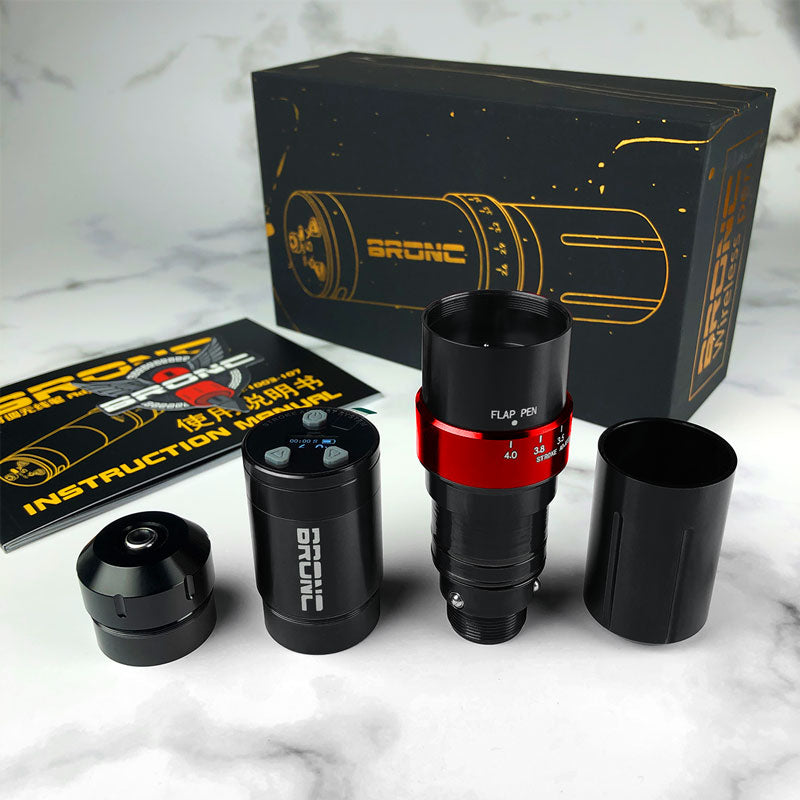 BRONC Adjustable Wireless Tattoo Pen V12 Battery