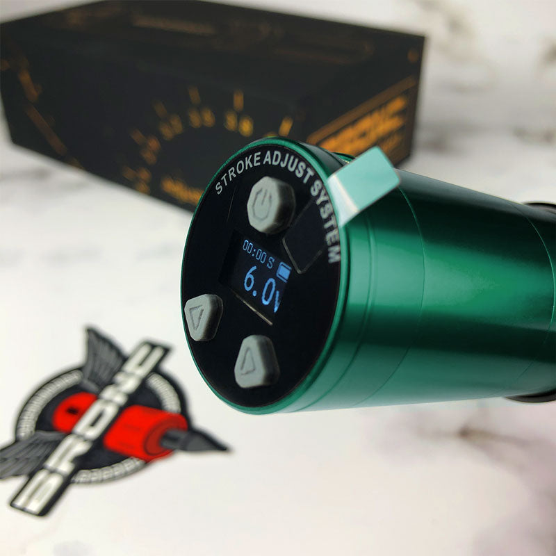 BRONC Adjustable Wireless Tattoo Pen V12 Battery