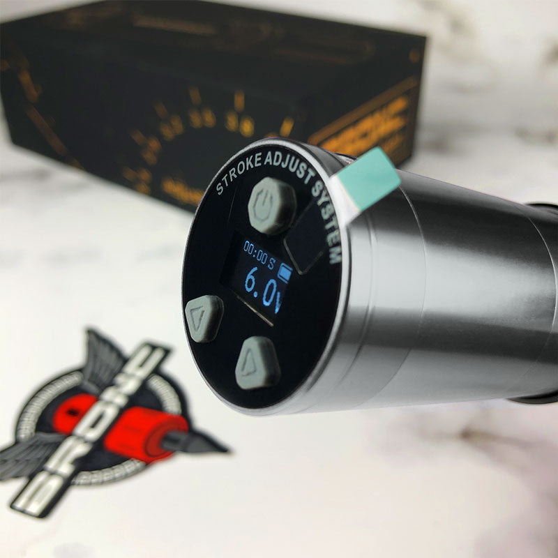 BRONC Adjustable Wireless Tattoo Pen V12 Battery