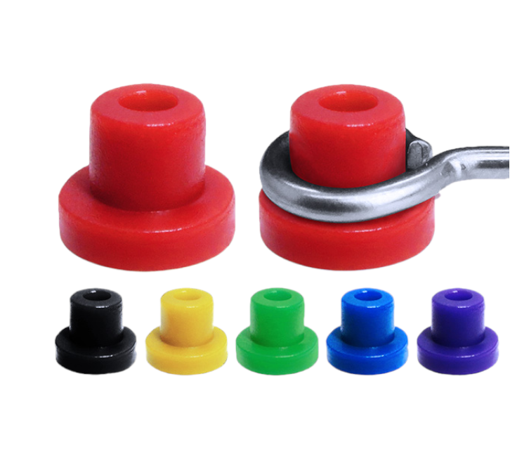 Tattoo Needle Grommets Nipples 50 PCS - Pack of 50 grommets and nipples for tattoo needles.