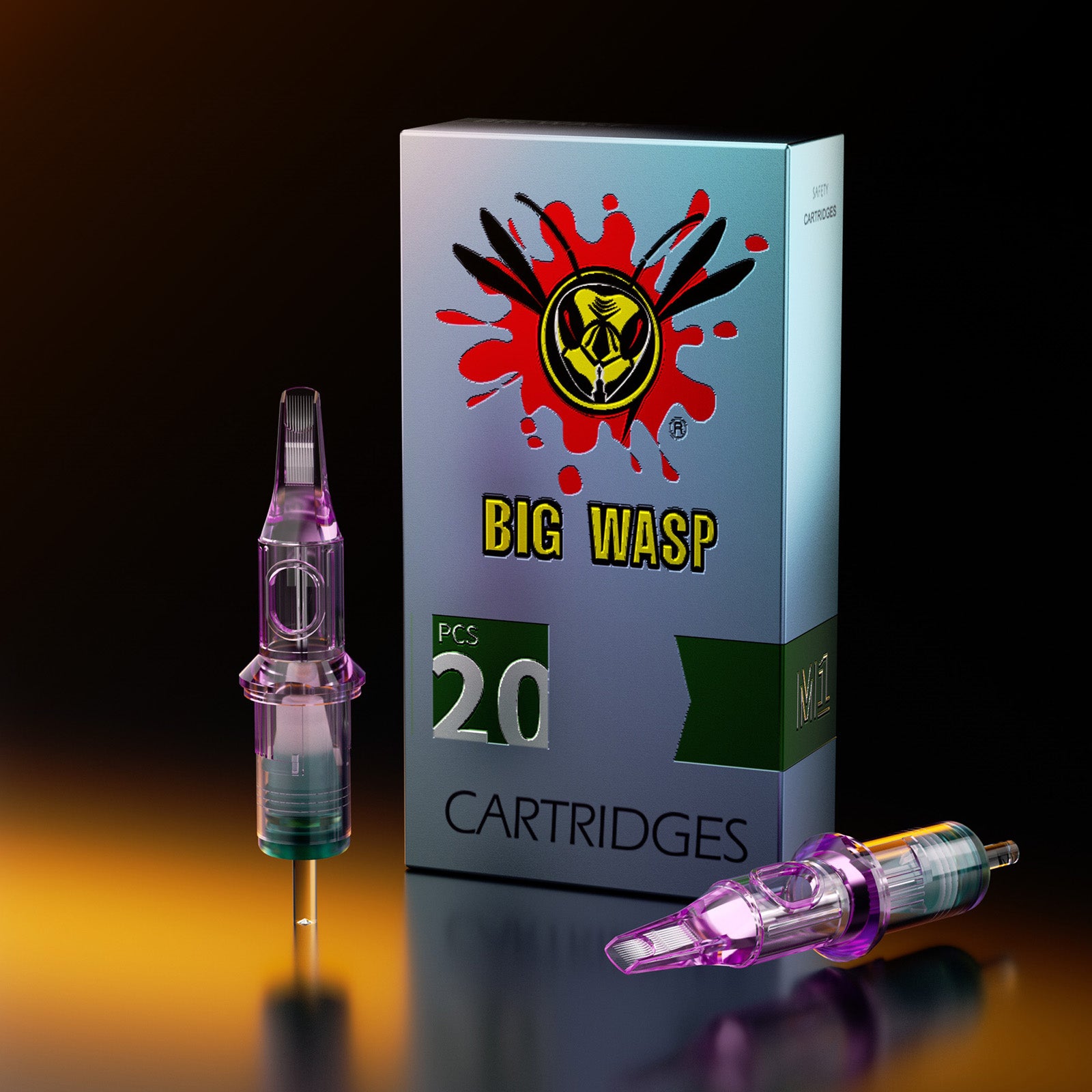 Bigwasp tattoo purple cartridges