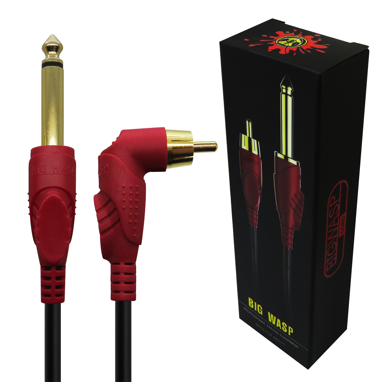 BIG WASP Tattoo Right Angel RCA Clip Cord