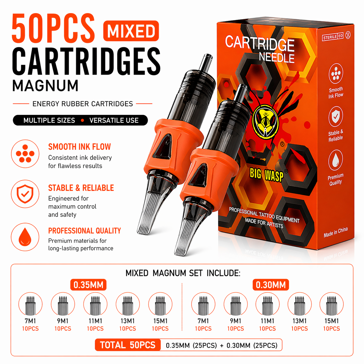 Bigwasp tattoo cartridges