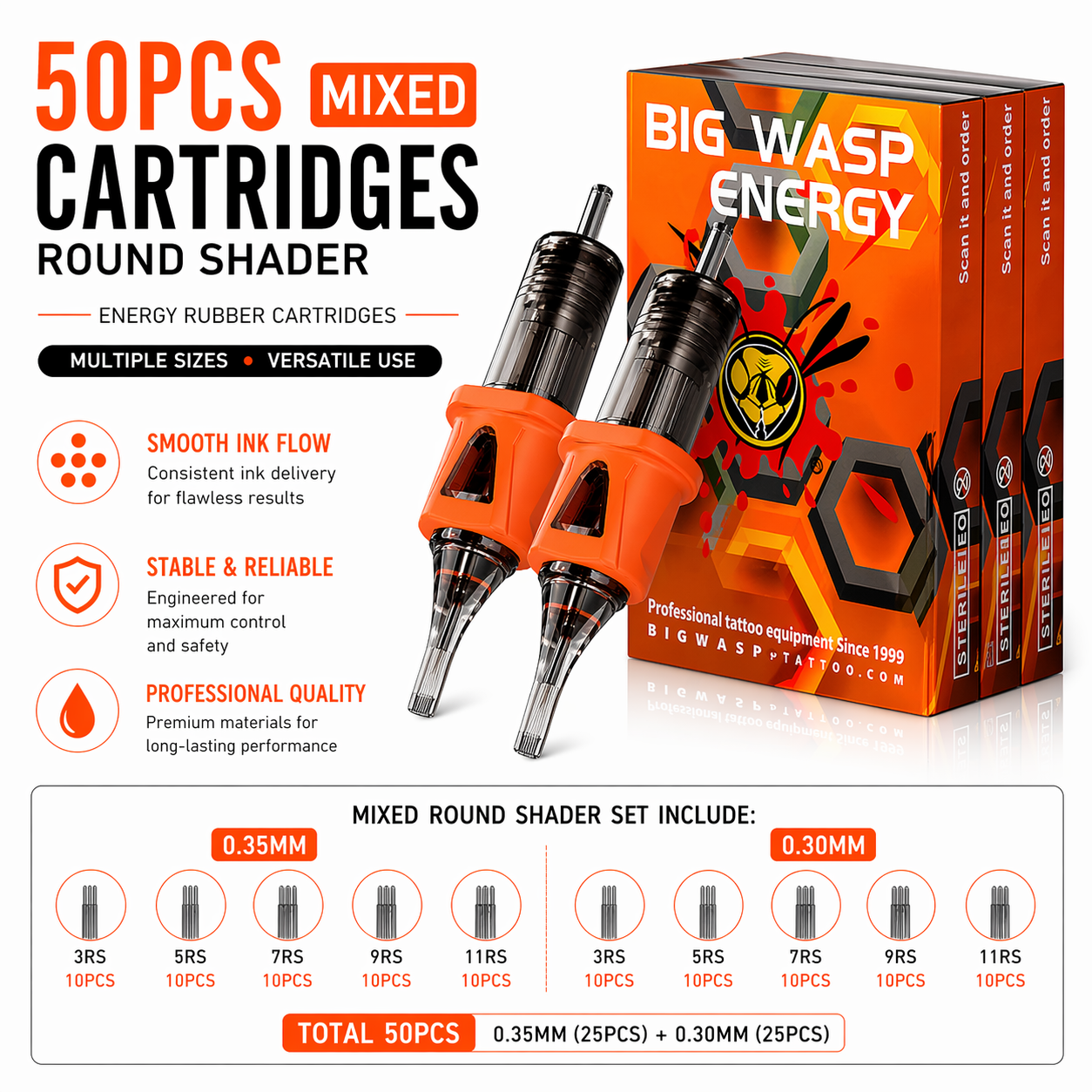 Bigwasp tattoo cartridges