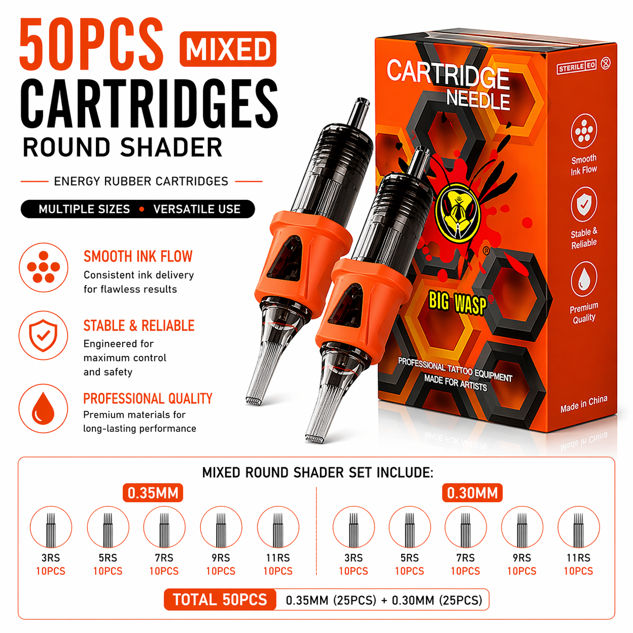 Bigwasp tattoo cartridges