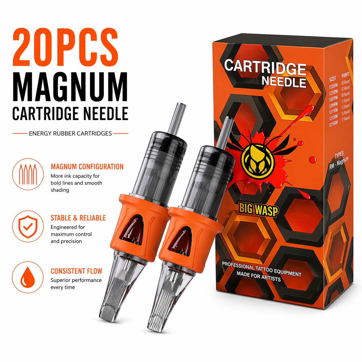 Bigwasp tattoo cartridges