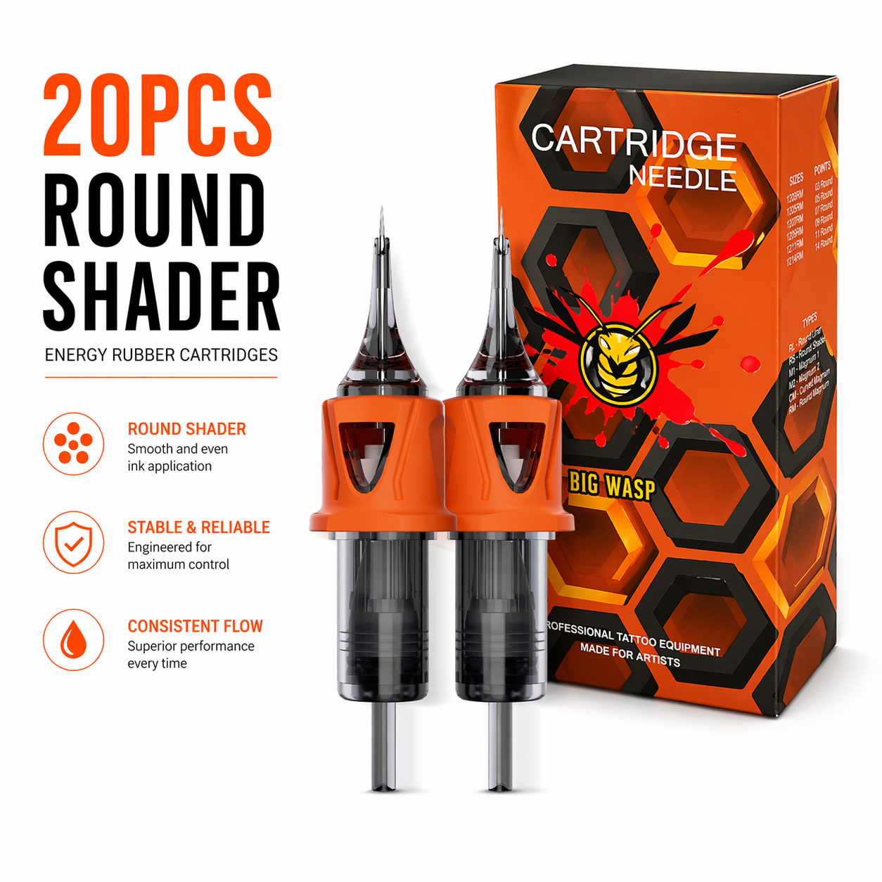 Bigwasp tattoo cartridges