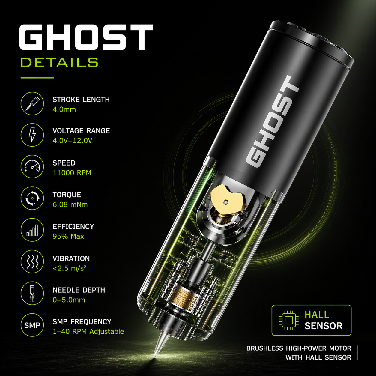 BIgwasp wireless tattoo pen