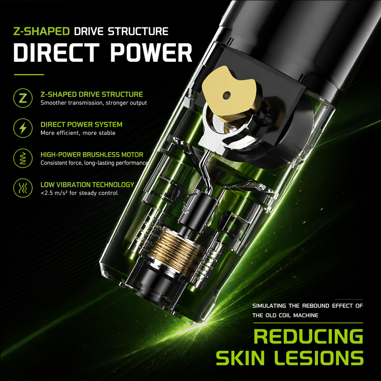 BIgwasp wireless tattoo pen