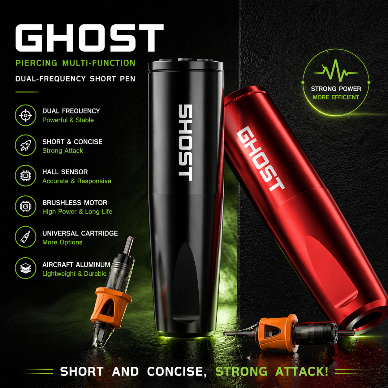 BIgwasp wireless tattoo pen