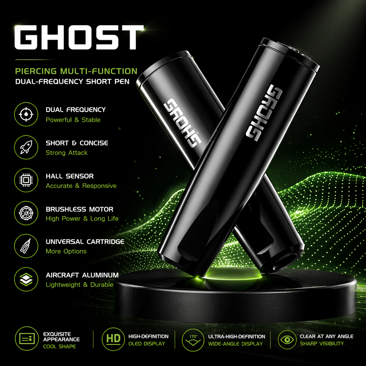 BIgwasp wireless tattoo pen