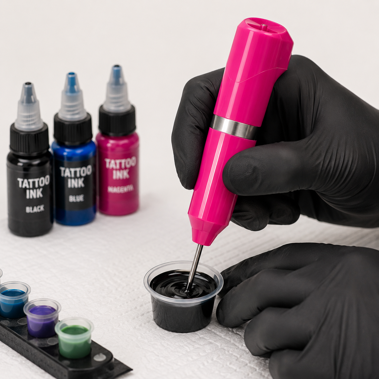Tattoo Ink Mixer with Rods