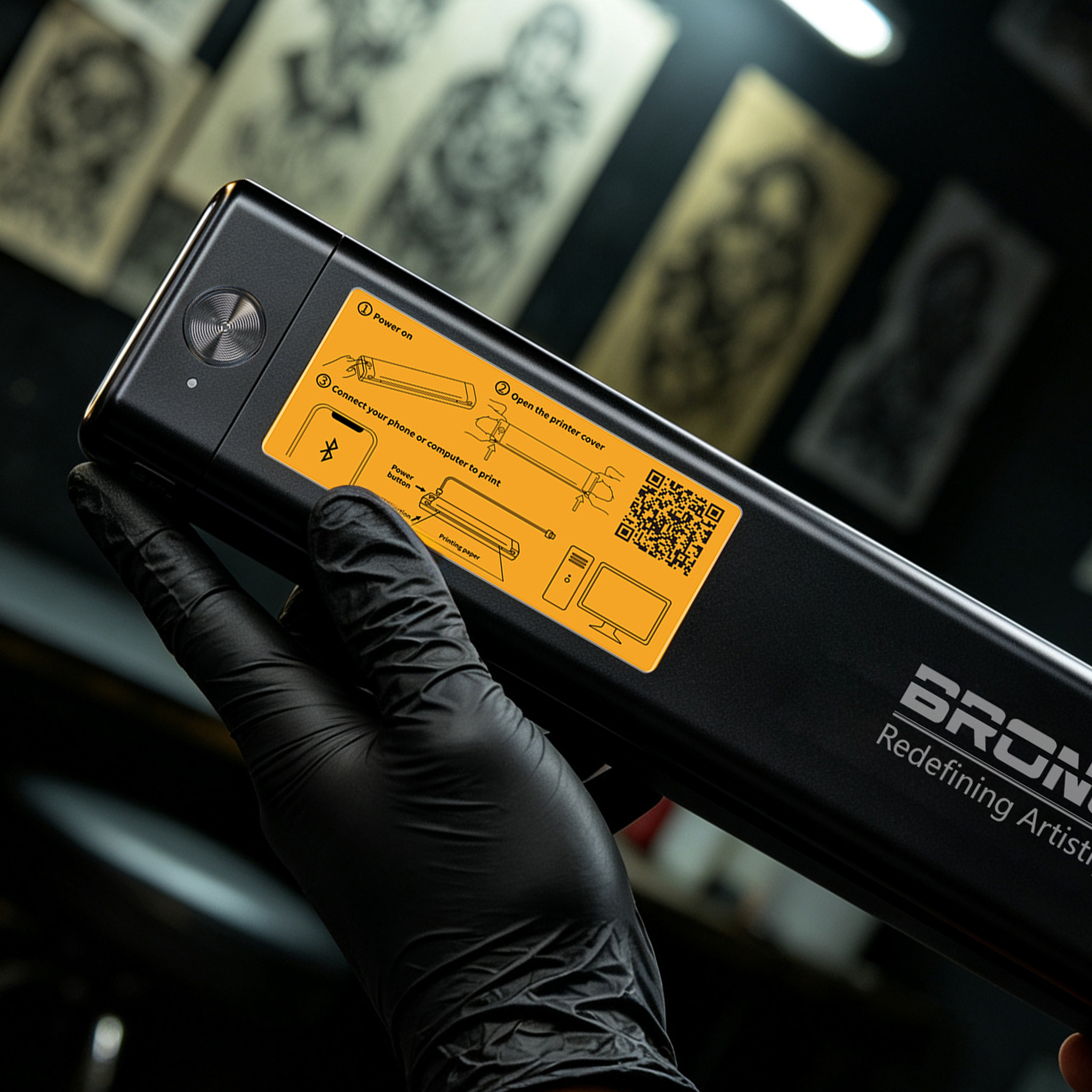 Bronc Inkless Tattoo Thermal Printer
