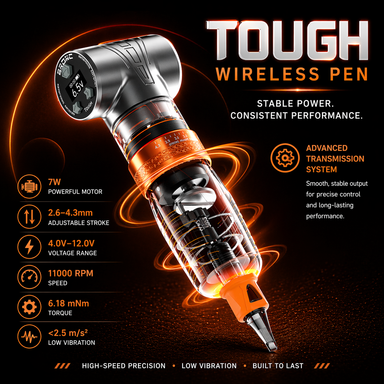 Bigwasp wireless tattoo pen