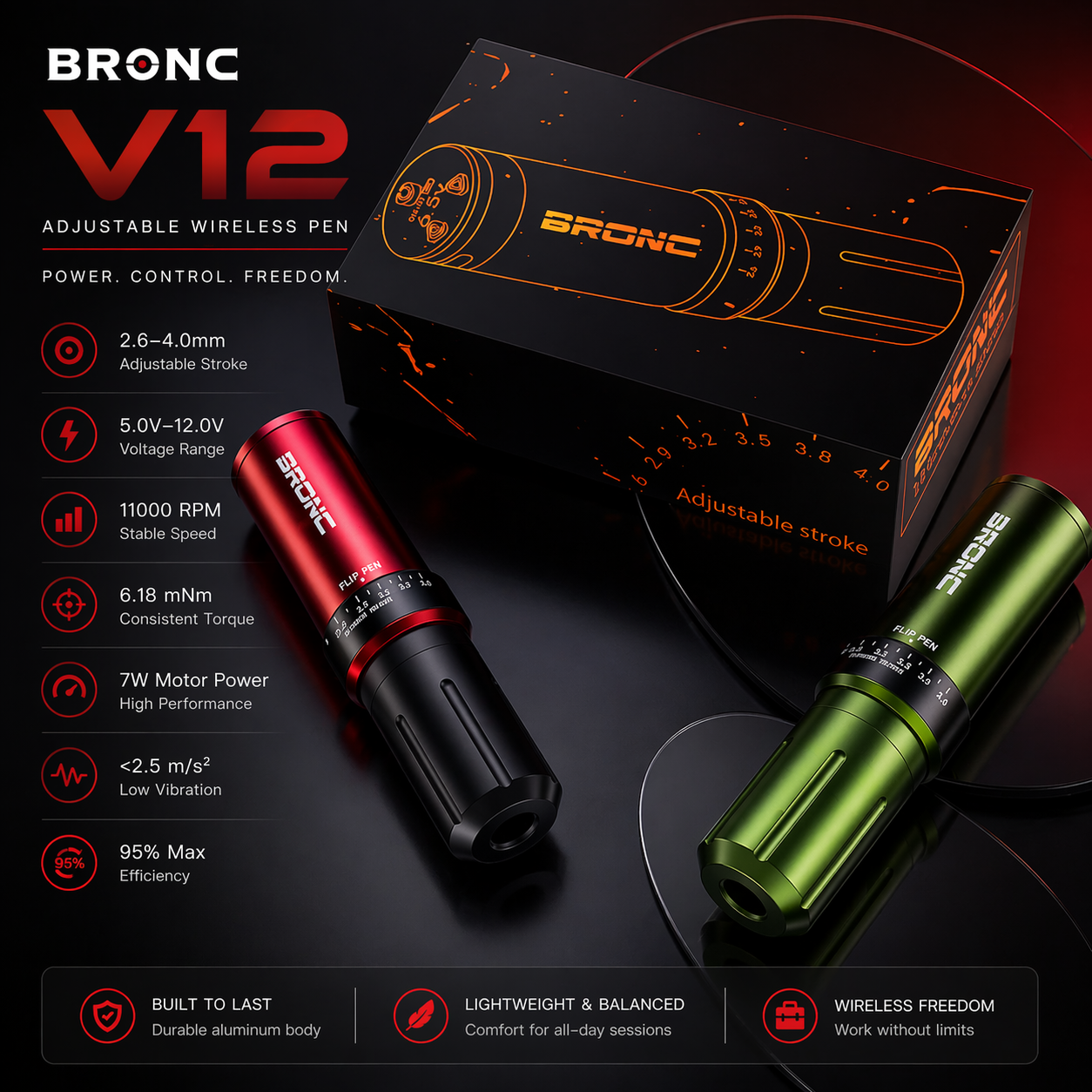 Bigwasp wireless tattoo machine