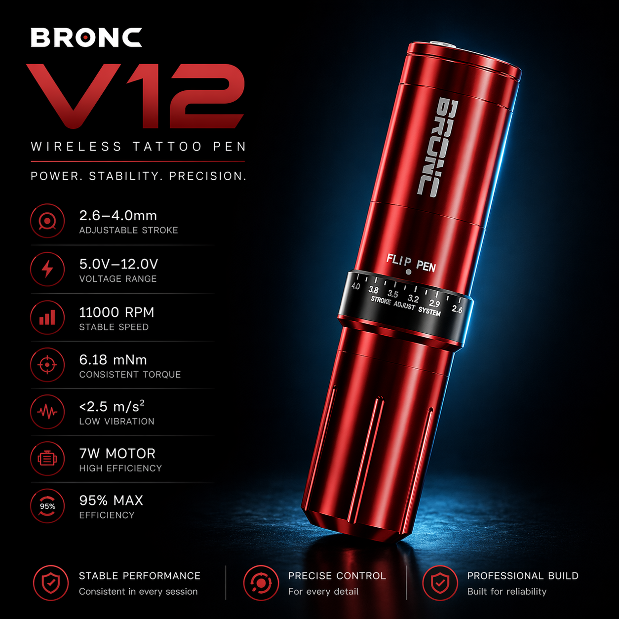 Bigwasp wireless tattoo machine