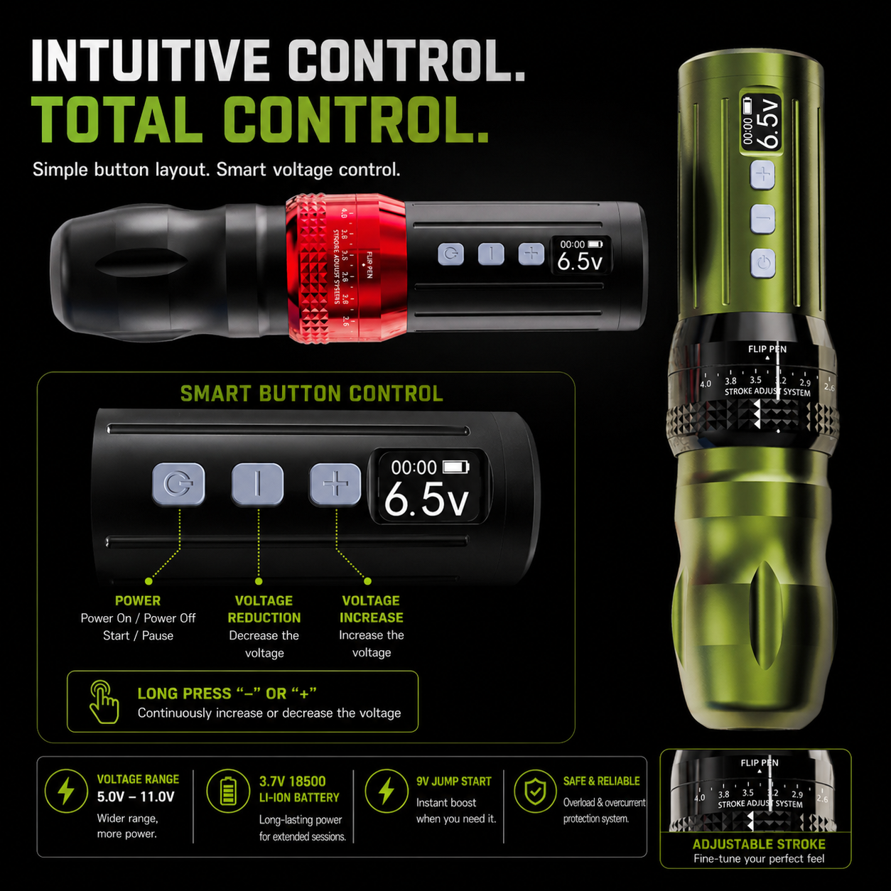 Bigwasp wireless tattoo pen
