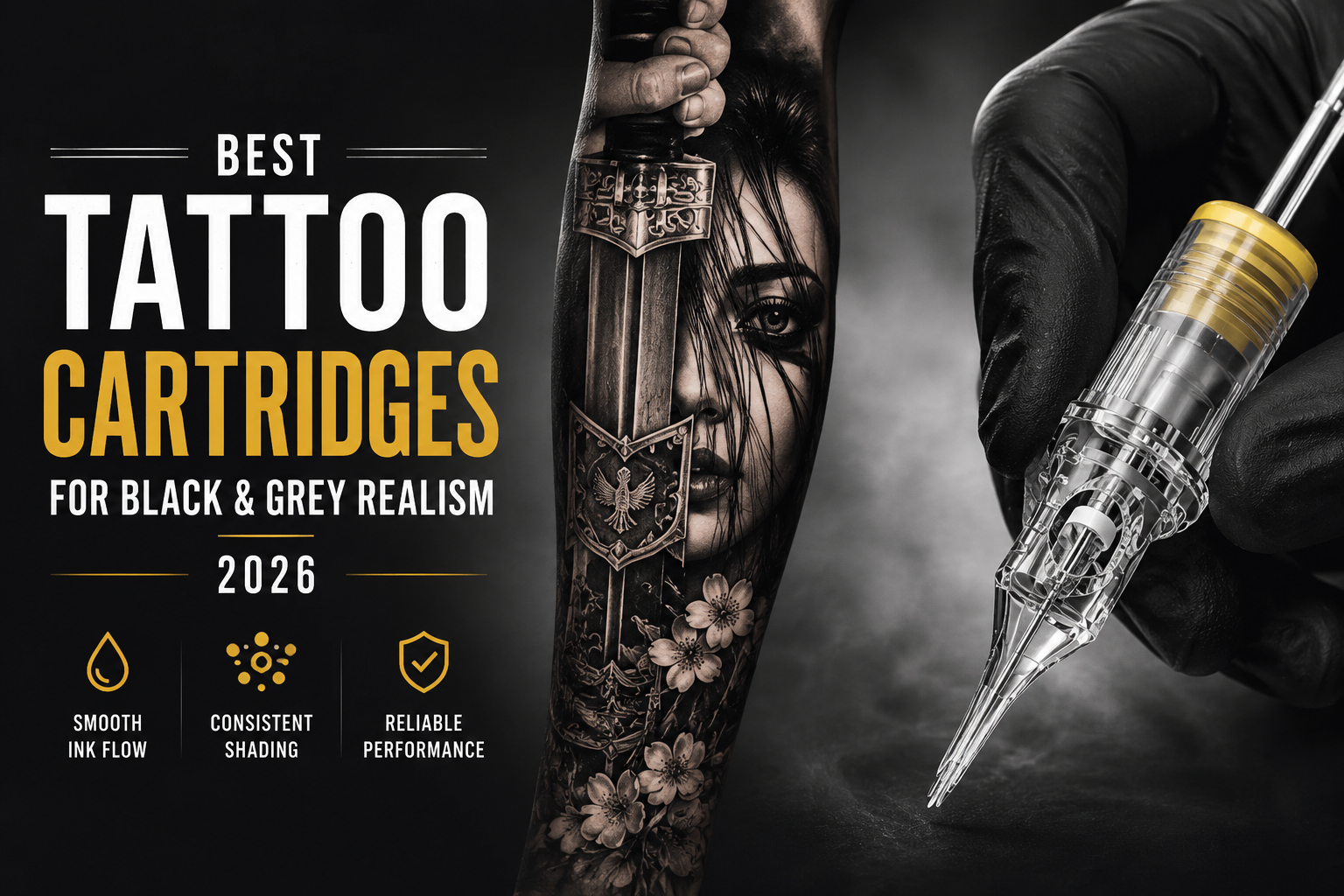 Best Tattoo Cartridges for Black and Grey Realism 2026