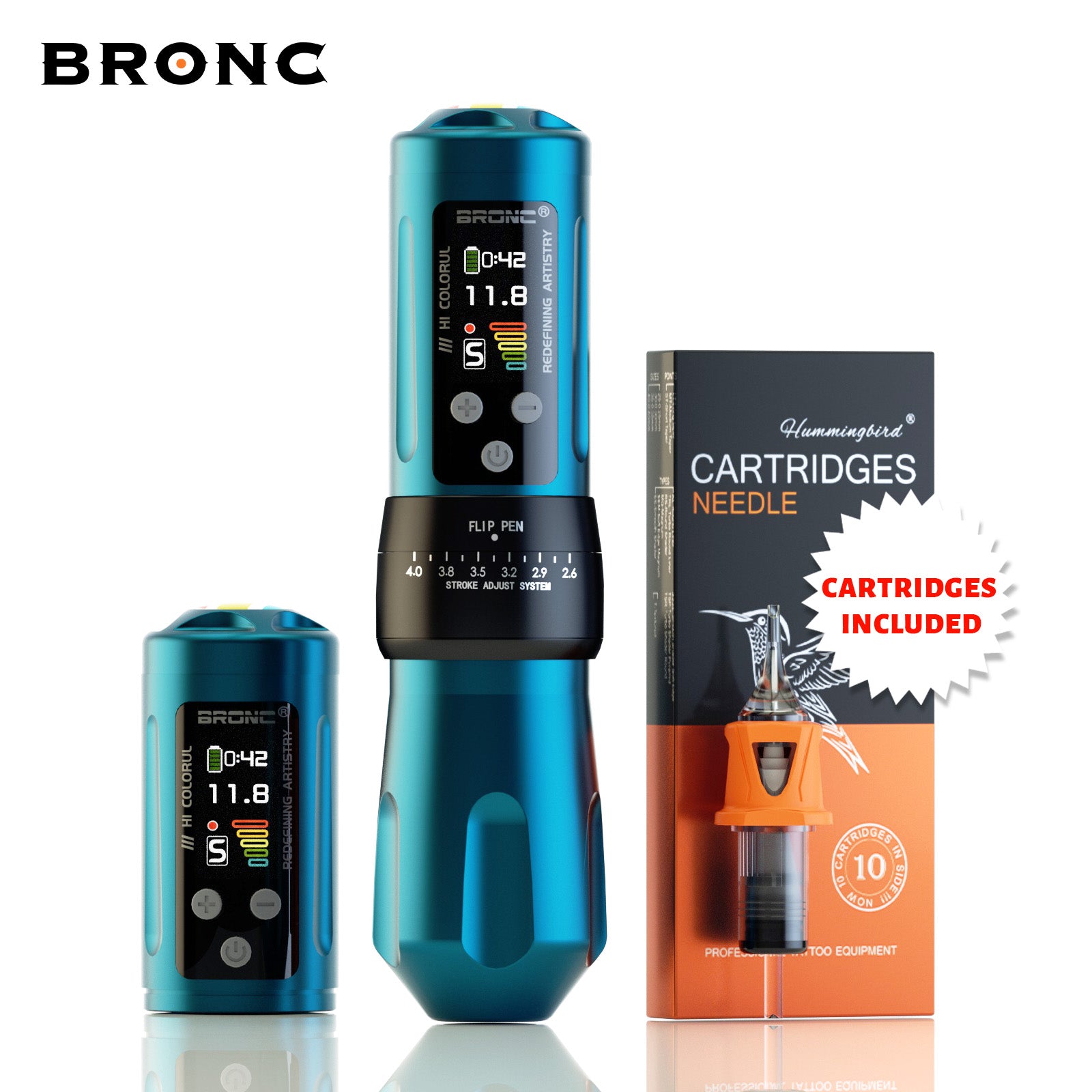 bronc x2 wireless tattoo machine