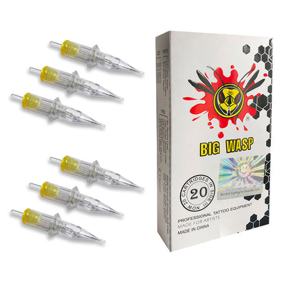 BIGWASP Cartridges Needle Matte Transparent-Round Shader