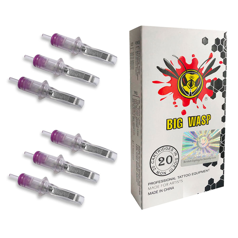big wasp tattoo cartridge