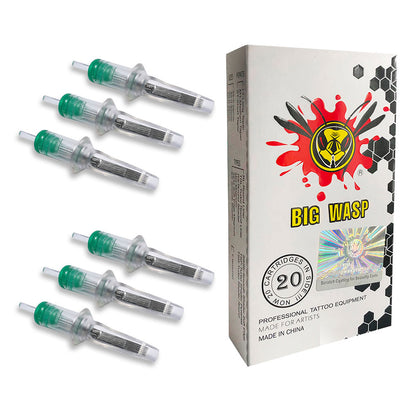 BIGWASP Cartridges Needle Matte Transparent-Magnums