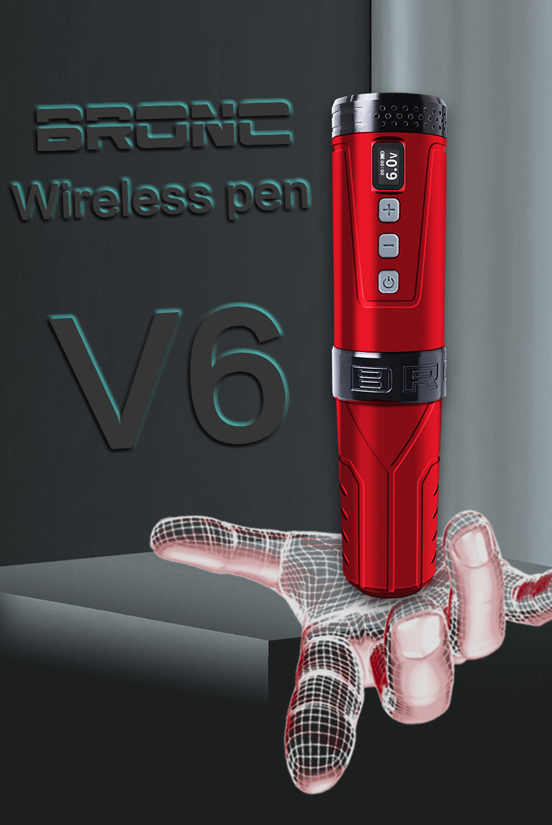 Bronc Wireless Tattoo Pen V6