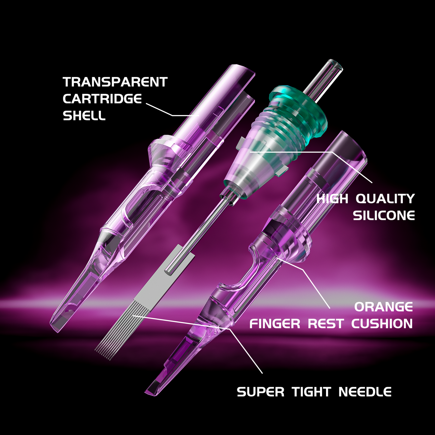 BIGWASP Needle Cartridges Round Shader