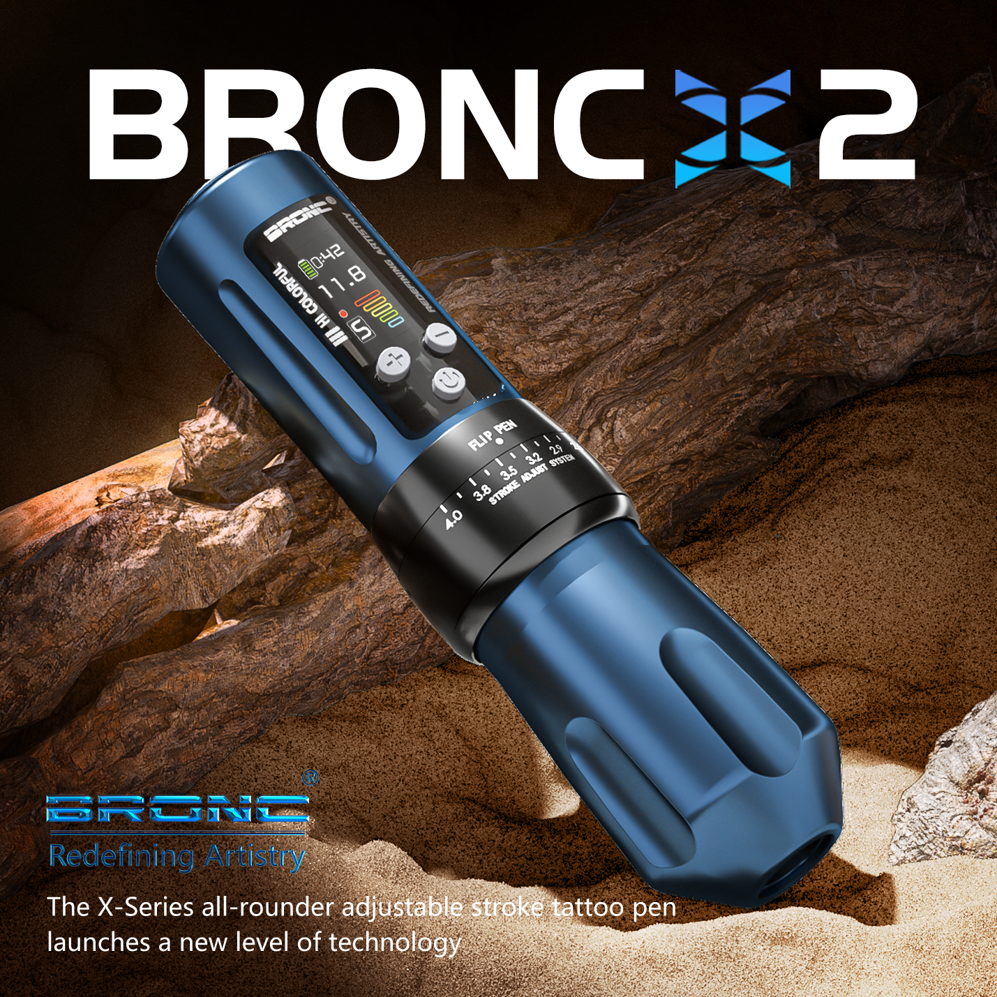 BRONC X2 Adjustable Wireless Pen