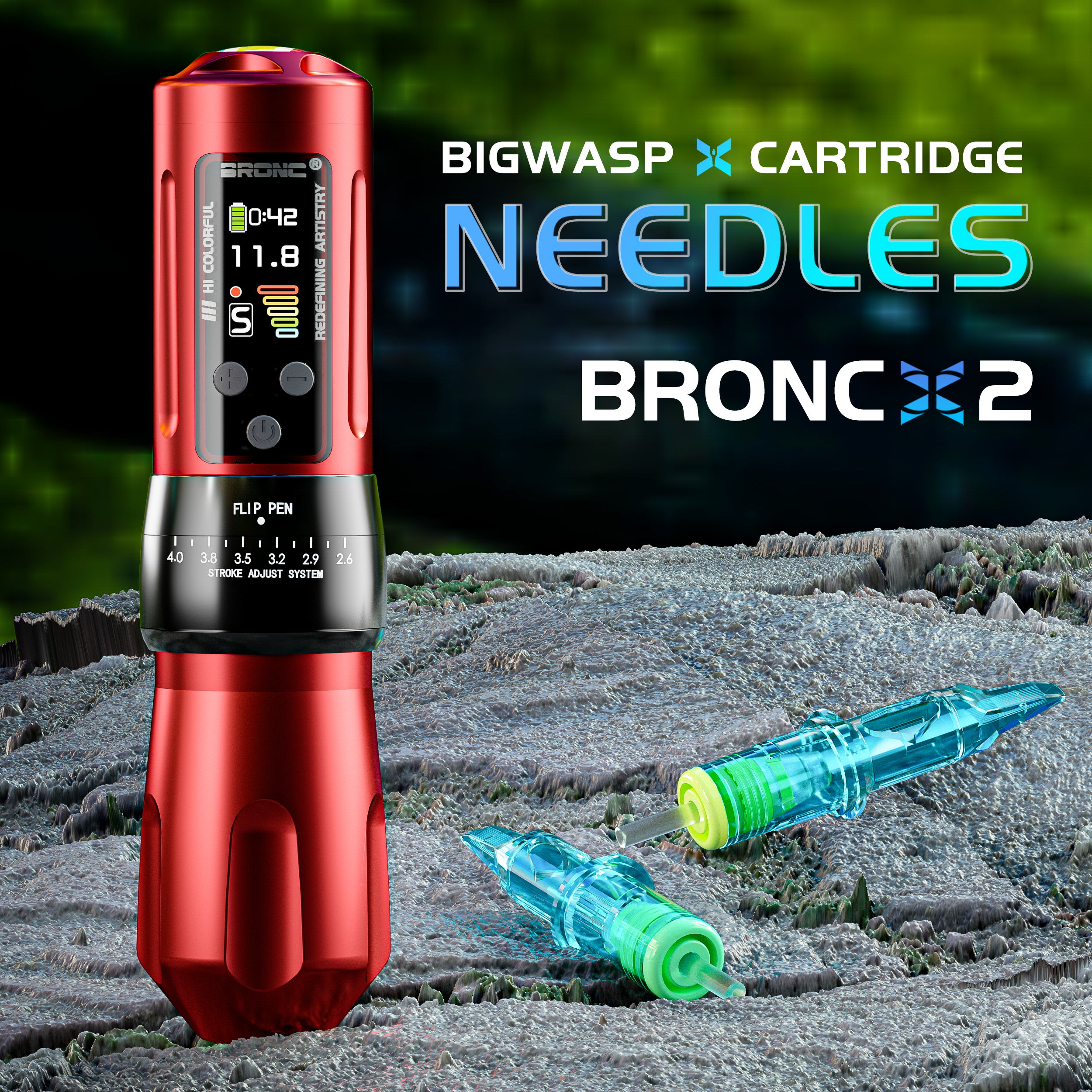 BRONC X2 Adjustable Wireless Pen