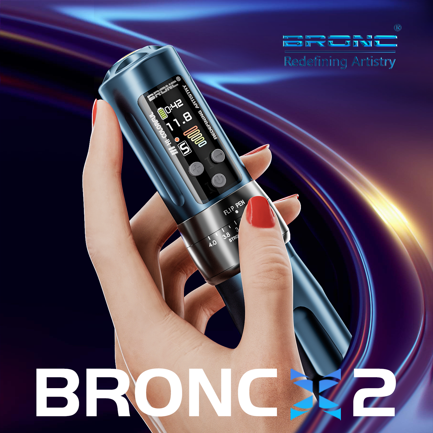 BRONC X2 Adjustable Wireless Pen