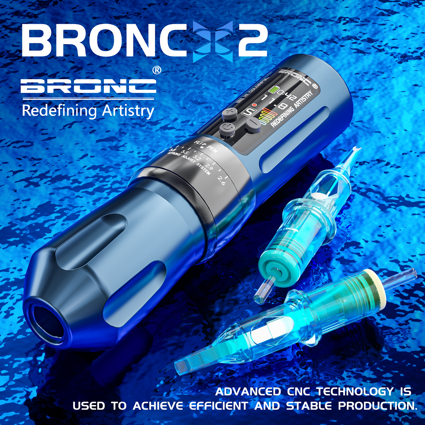2024 BRONC X2 Adjustable Wireless Pen