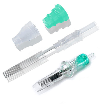 BIGWASP Cartridges Needle Transparent &Textured Needles Mix