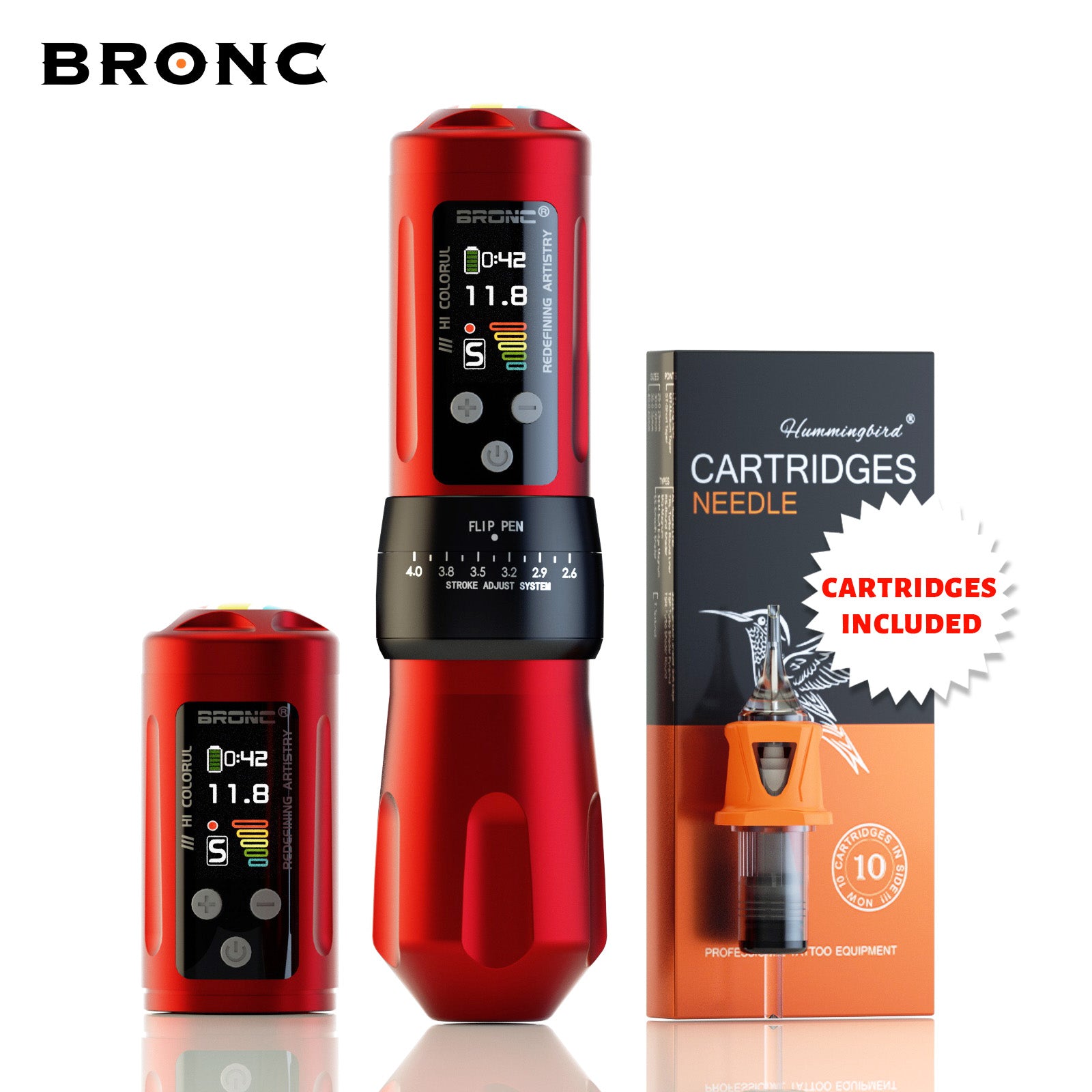 bronc x2 wireless tattoo machine