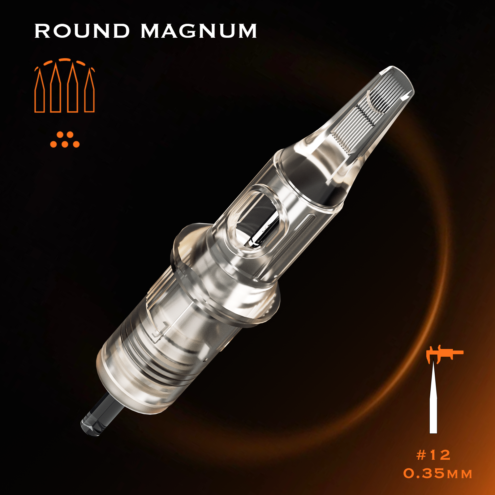 Bigwasp Tattoo Cartridges Brown Curve Magnums 20pcs