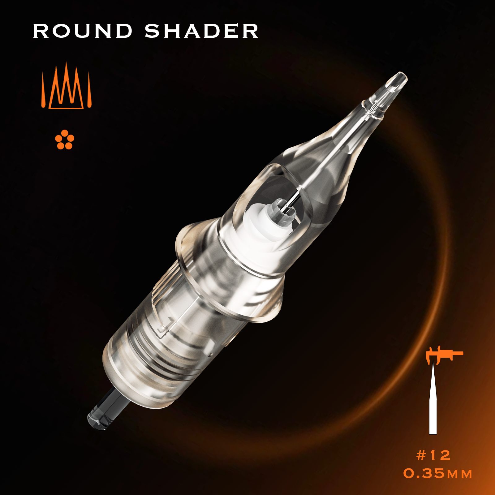 Bigwasp Tattoo Cartridges Brown Round Shader 20pcs