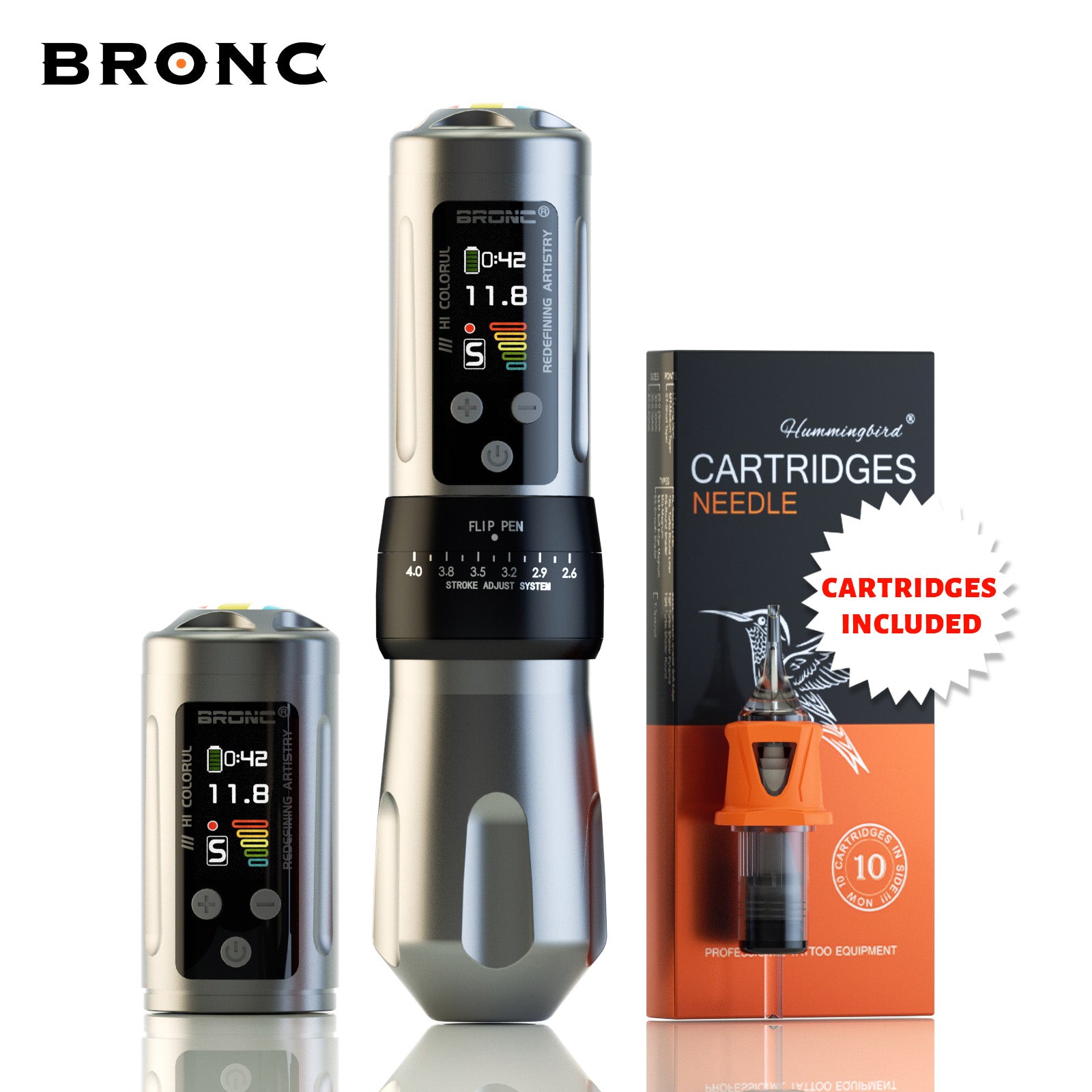 bronc x2 wireless tattoo machine