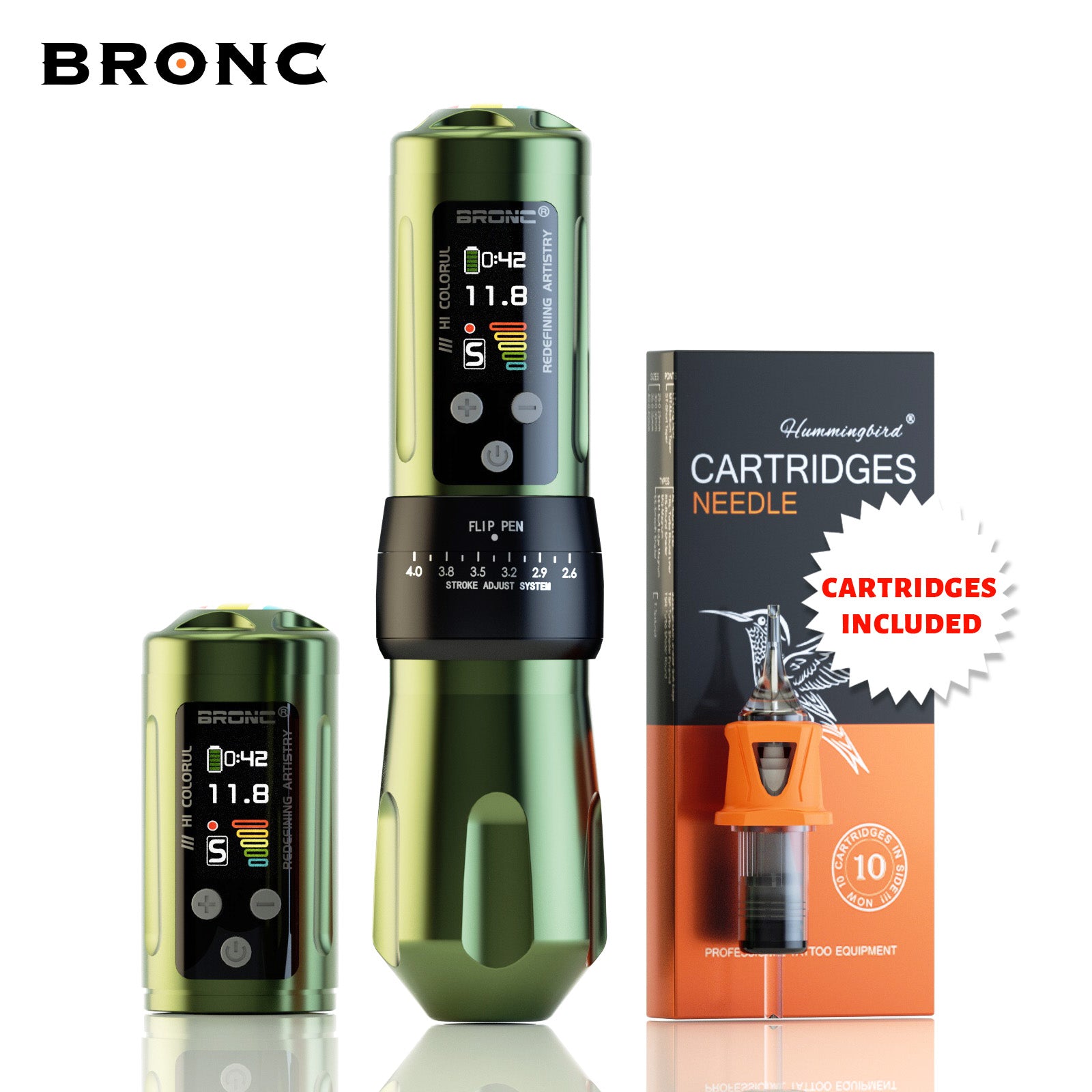 bronc x2 wireless tattoo machine