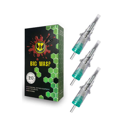 BIGWASP Cartridges Needle Transparent &Textured Needles-Magnums