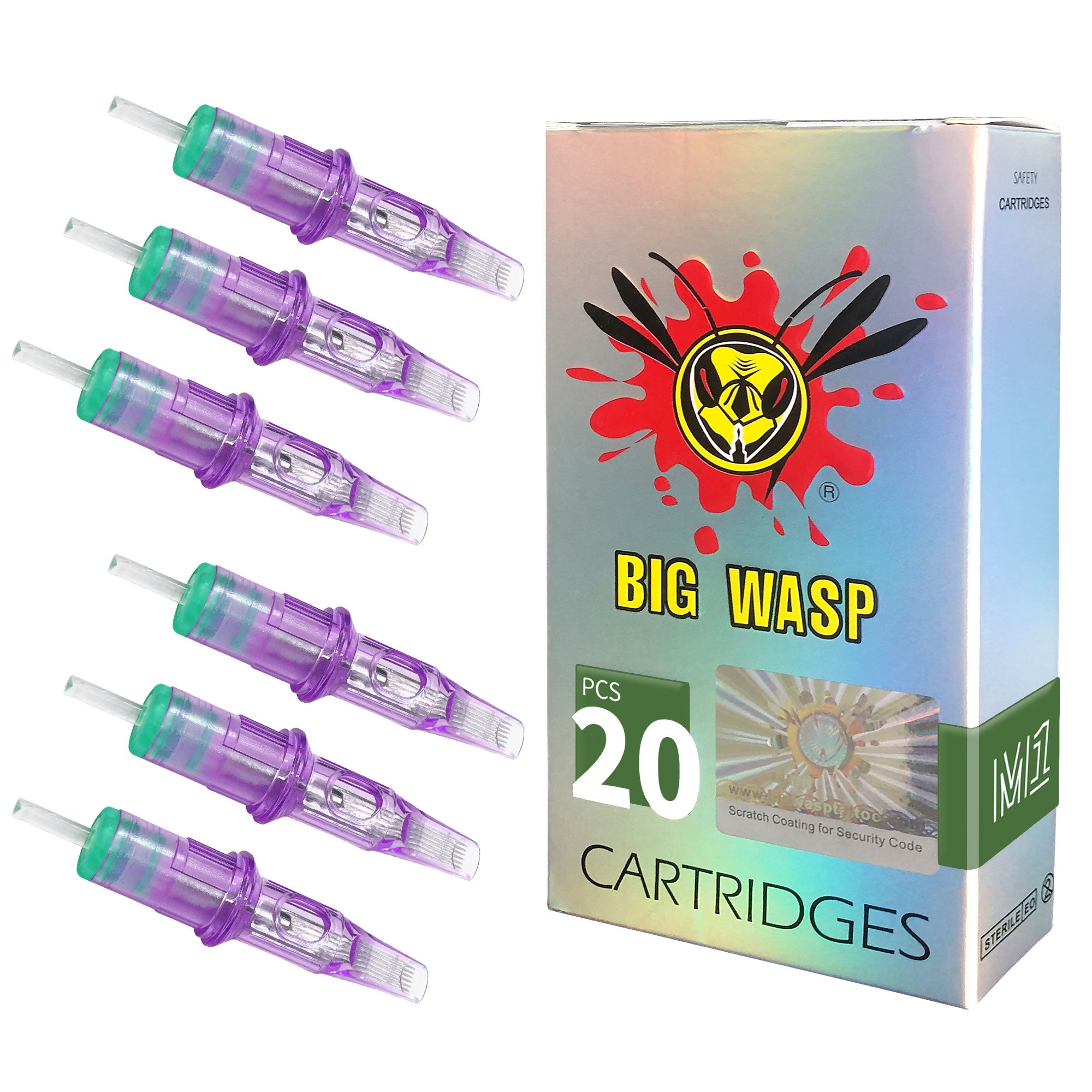 big wasp tattoo cartridges