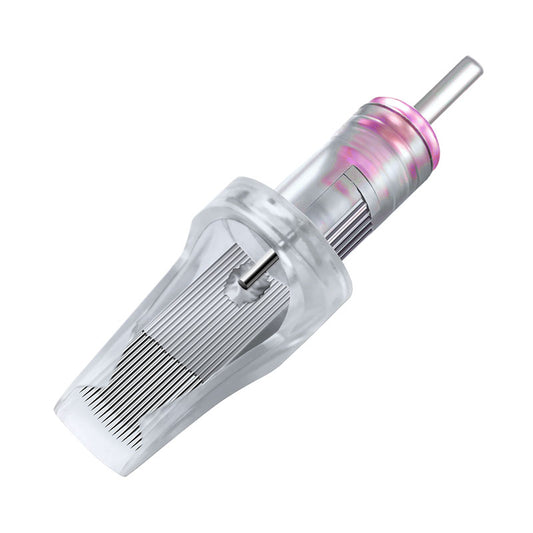 BIG WASP Large Transparent Cartridges Needle Magnums (12PCS) - High-quality magnum needles in large transparent cartridges by BIG WASP for precise tattooing.