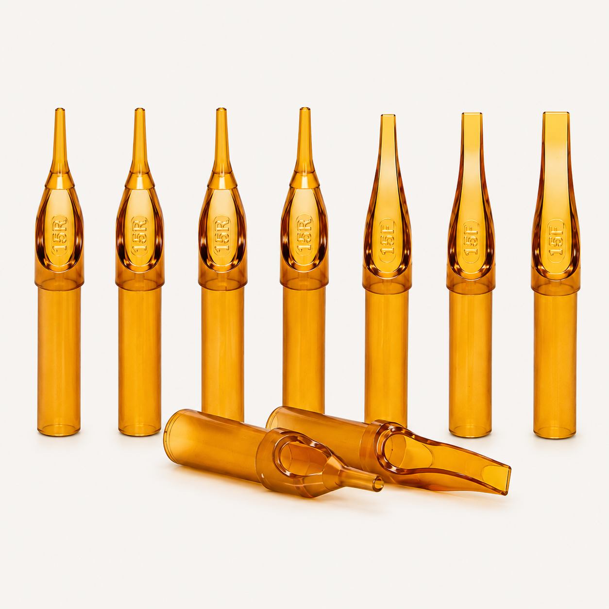 Disposable Tips — Amber 50pcs