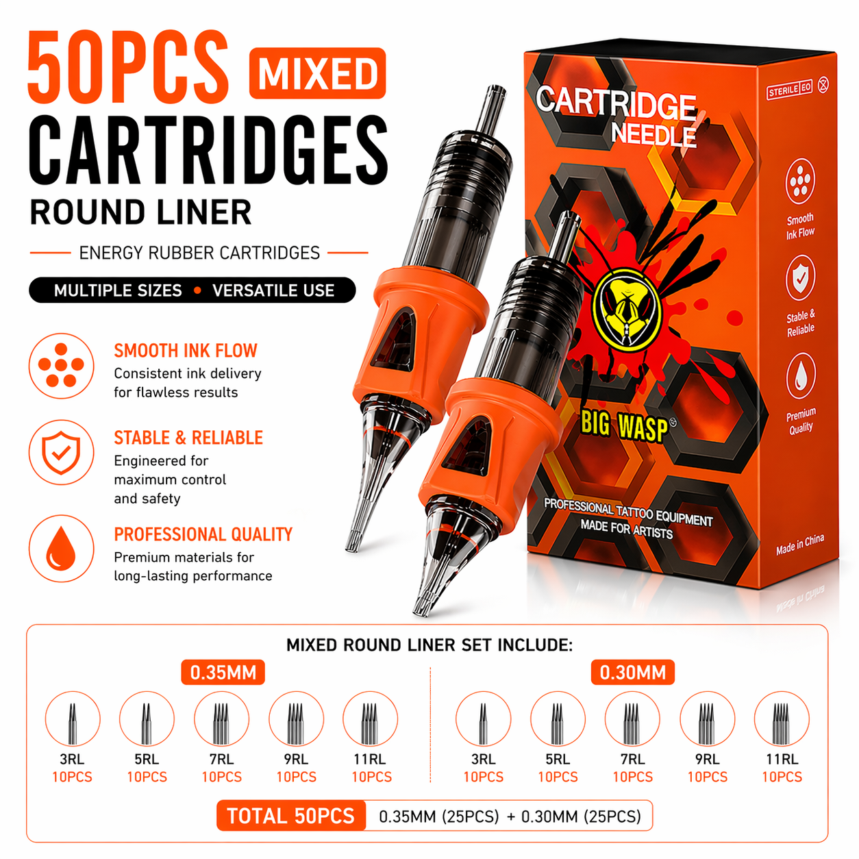Bigwasp tattoo cartridges